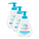 Sabonete Líquido Dove Baby Hidratação Enriquecida 200ml | Kit Com Três Unidades