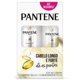 Kit Com Shampoo De 350ml E Condicionador De 175ml Pantene Liso Extremo