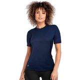 Camiseta Fitness Bressan Antiodor Feminina Azul Marinho Tamanho Gg