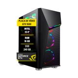 Pc Gamer Completo I5 4° 16gb Ddr3 Ssd 240gb Gtx 1660