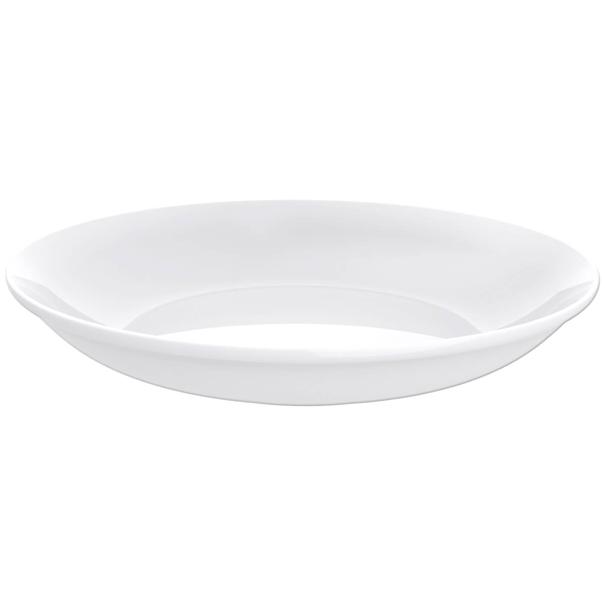 Prato Fundo Tramontina De Porcelana Branca 21cm Leonora Para Sopa Risoto Avulso