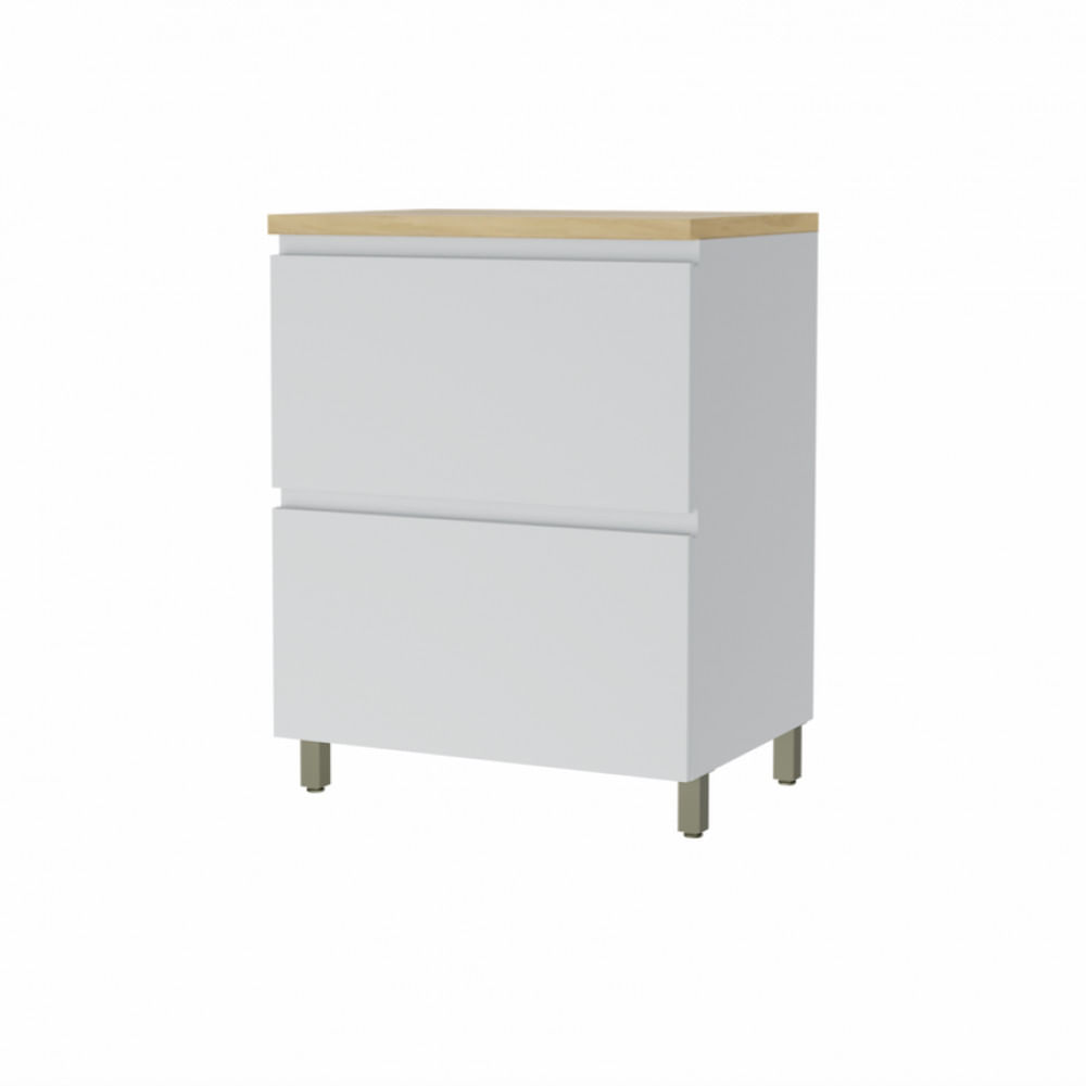 Balcao 1 Porta Basculante 1 Gaveta Nesher Rainha 70cm 100 Mdf