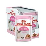 Caixa 12un Ração Úmida Sachê Royal Canin Kitten Gatos Filhotes 85g