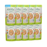 Caixa 18un Ração Úmida Sachê Guabi Natural Grain Free Cães Adultos Salmão Frango E Vegetais 100g