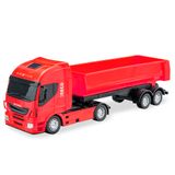 Brinquedo Caminhão Basculante Hi Way Iveco Vermelho