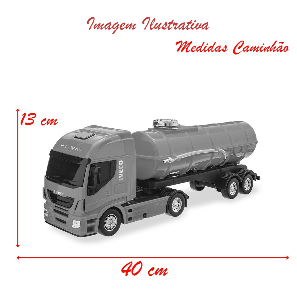 Brinquedo Caminhão Iveco Hi Way Tanque Azul - Carrefour