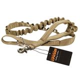 Excelente Elite Spanker Tático Bungee Dog Coleira Militar Coleira De Lança Rápida Corda De Cabos Elásticos Com 2 Alça De Controle (coyo