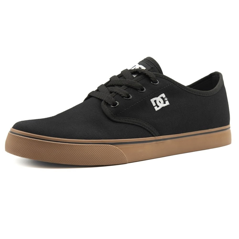 Tênis Dc District Black Gum Black