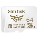 Cartão Microsdxc Uhs-i Da Sandisk Para Nintendo 64gb