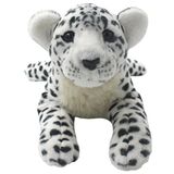 Tagln The Jungle Animals Recheado Brinquedos De Pelúcia Cheetah Tiger Panther Lioness Pillows (leopardo Branco, 16 Polegadas)