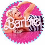 Painel Festa Redondo Barbie 3d Tecido 1,50m X 1,50m