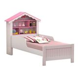 Cama Rosa Casinha Casa