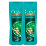 Shampoo Anticaspa Clear Botanique Anticoceira 200ml | Kit Com Duas Unidades