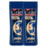 Shampoo Clear Men Anti Caspa Cabelo E Barba 200ml | Kit Com Duas Unidades
