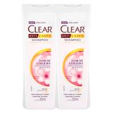 Shampoo Clear Flor De Cerejeira 200ml | Kit Com Duas Unidades