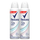 Desodorante Rexona Sem Perfume Aerosol Antitranspirante 72h 150ml | Kit Com Duas Unidades