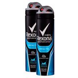 Desodorante Rexona Men Impacto Aerosol Antitranspirante 48h 150ml | Kit Com Duas Unidades