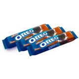 Kit 3 Biscoito Oreo Chocolate 90g