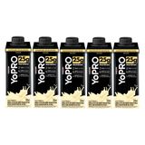 Kit 5 Bebida Láctea Uht Yopro Shake Sabor Baunilha 25g De Proteína 250ml