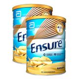 Kit 2 Ensure Banana Suplemento Alimentar 850g