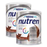 Nutren Active Chocolate Suplemento Alimentar 400g | Kit Com Duas Unidades