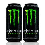 Kit 2 Energético Monster Energy Com 473ml