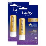 Kit 2 Protetor Solar Labial Laby Hyaluronic Fps 30 3,6g