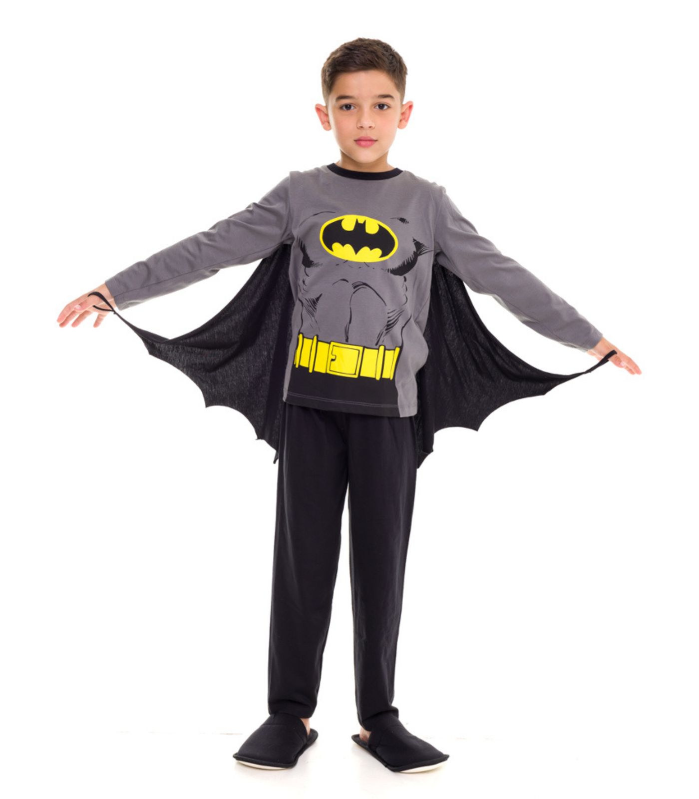 Pijama Infantil Batman Evanilda Preto 10