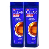 Shampoo Clear Men Queda Control 200ml | Kit Com Duas Unidades