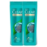 Shampoo Clear Detox Diário 200ml | Kit Com Duas Unidades
