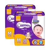 Kit 2 Fralda Cremer Magic Care Tamanho M Pacote Jumbo 26 Unidades Descartáveis Cada