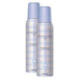 Kit 2 Desodorante Giovanna Baby Blue Aerosol Antiperspirante 48h Com 150ml