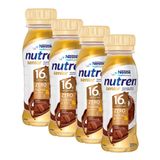 Kit 4 Nutren Senior Chocolate Suplemento Alimentar 200ml