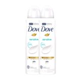 Kit 2 Desodorante Antitranspirante Aerosol Dove Sensitive Sem Perfume 150ml