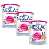 Kit 3 Neslac Comfor Composto Lácteo Zero Lactose 700g