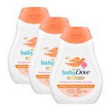 Shampoo Dove Baby Hidratação Enriquecida Cabelos Cacheados 200ml | Kit Com Três Unidades