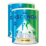 Kit 2 Suplemento Alimentar Nestlé Ascenda Baunilha 800g