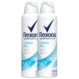 Desodorante Rexona Cotton Dry Aerosol Antitranspirante 48h 150ml | Kit Com Duas Unidades