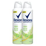 Desodorante Rexona Erva Doce Aerosol Antitranspirante 48h 150ml | Kit Com Duas Unidades