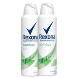 Desodorante Rexona Stay Fresh Bamboo E Aloe Vera Aerosol 150ml | Kit Com Duas Unidades