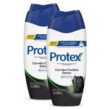 Kit 2 Sabonete Líquido Protex Carvão Detox 250ml