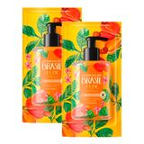 Sabonete Líquido Para Mãos Lux Essências Do Brasil Flor Cajueiro Refil 240ml |  Kit Com Duas Unidades