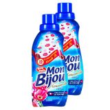 Amaciante Mon Bijou Concentrado Clássico 500ml | Kit Com Duas Unidades