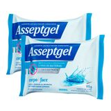 Sabonete Asseptgel Antibacteriano Original 85g | Kit Com Duas Unidades