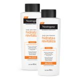 Kit 2x 400ml Hidratante Corporal Neutrogena Body Care Intensive Hidrata &amp; Revitaliza