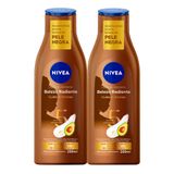 Kit 2 Loção Deo Hidratante Nivea Beleza Radiante Cuidado Intenso Pele Seca A Extrasseca 200ml