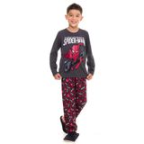 Pijama Infantil Spider-man Evanilda Cinza 10