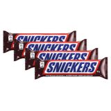 Chocolate Snickers Tradicional 45g | Kit Com Quatro Unidades
