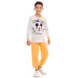 Pijama Infantil Mickey Evanilda Cinza 10