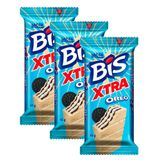 Kit 3 Chocolate Bis Lacta Xtra Oreo Com 45g